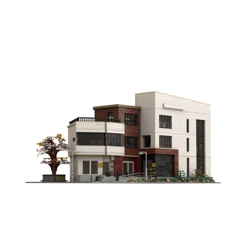 MOC-91348 Городское здание Ulsan Культурный центр Модель строительного блока 10338 PartsMOC