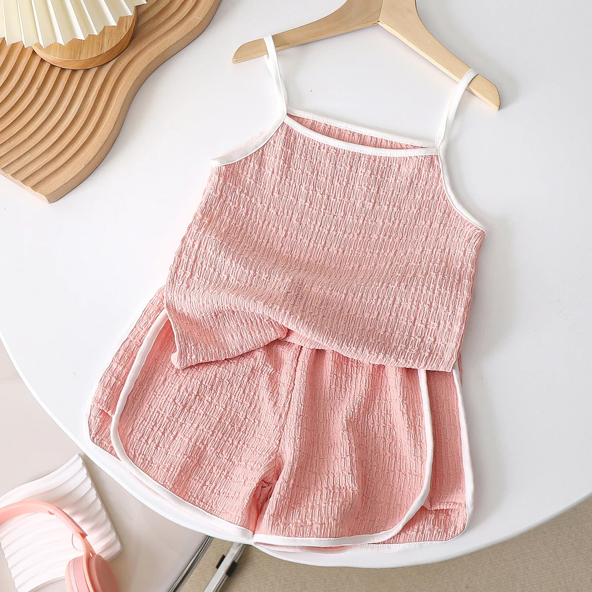 

Baby Clothes Sets Summer Toddler Girl Solid color Suits0-4year Baby girls Tops Tee and Shorts Infant Newborn Sets
