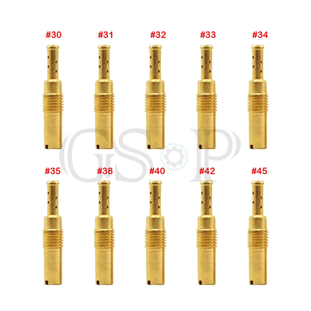 10 шт. топливный кран мотоциклетный карбюратор основной инжектор сопло медленный