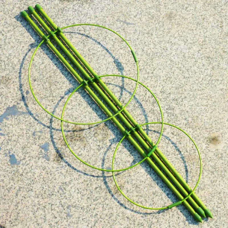 

Climbing Plant Vine Rack Potted Support Frame Plastic Coated Steel Flower Vegetables Decorative Trellis Bracket Garden Tools