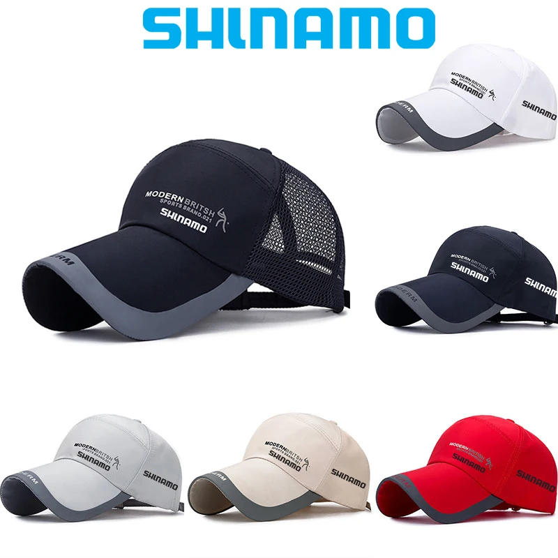 

2023 Fishing Caps Men's Summer Hat Outdoor Baseball Cap Running Shade Cycling Cap Breathable Fast Drying Net Sunscreen Baseball