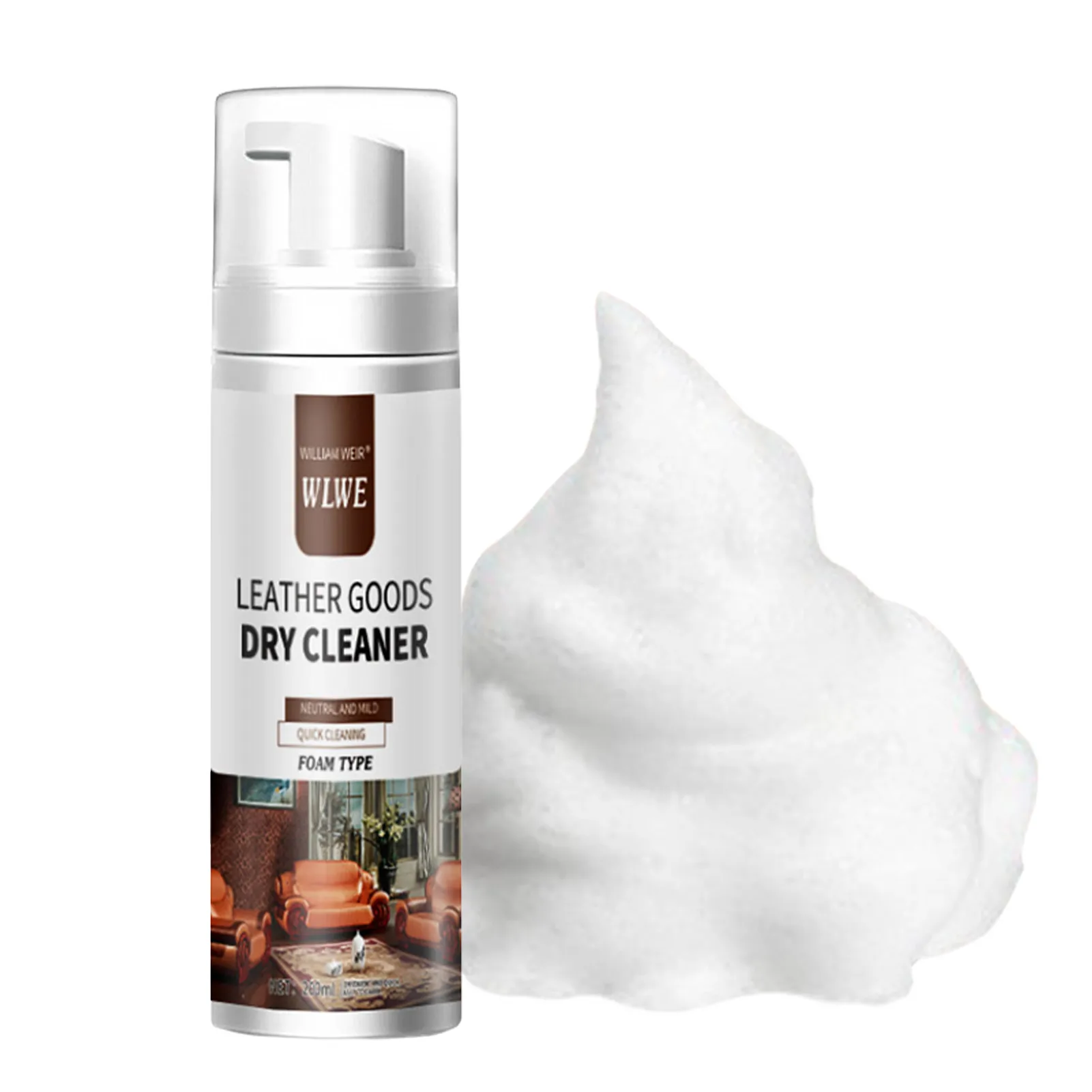 

New Multi-Purpose Foam Cleaner Leather Cleaning Car Interior Cleaner Leather Seat Cleaning Foam Spray Auto Accessories 200 Ml