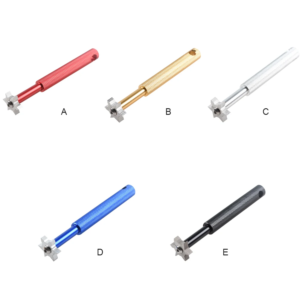 

Golf Grooves Sharpener Regroover Stainless Steel Wedge 6 Heads Cleaning Tool Repair Outdoor Sports Accessories