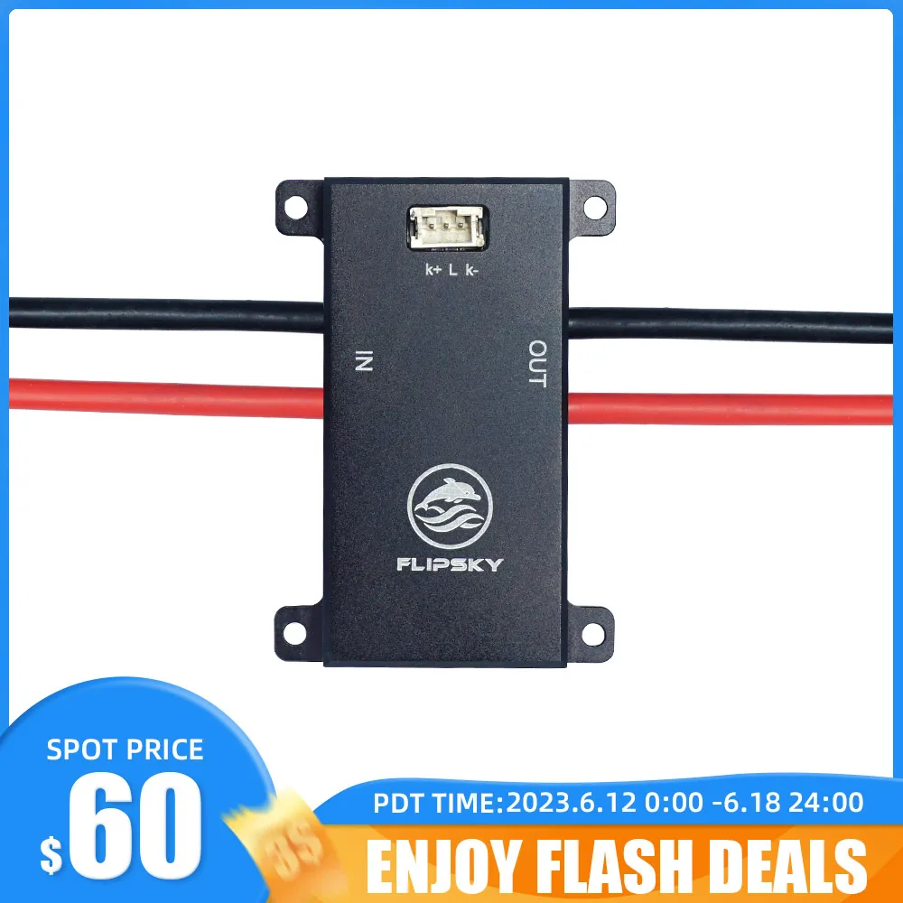 

Алюминиевый световой выключатель Flipsky, 300 А, для электроскейтборда, электровелосипеда, скутера, робота