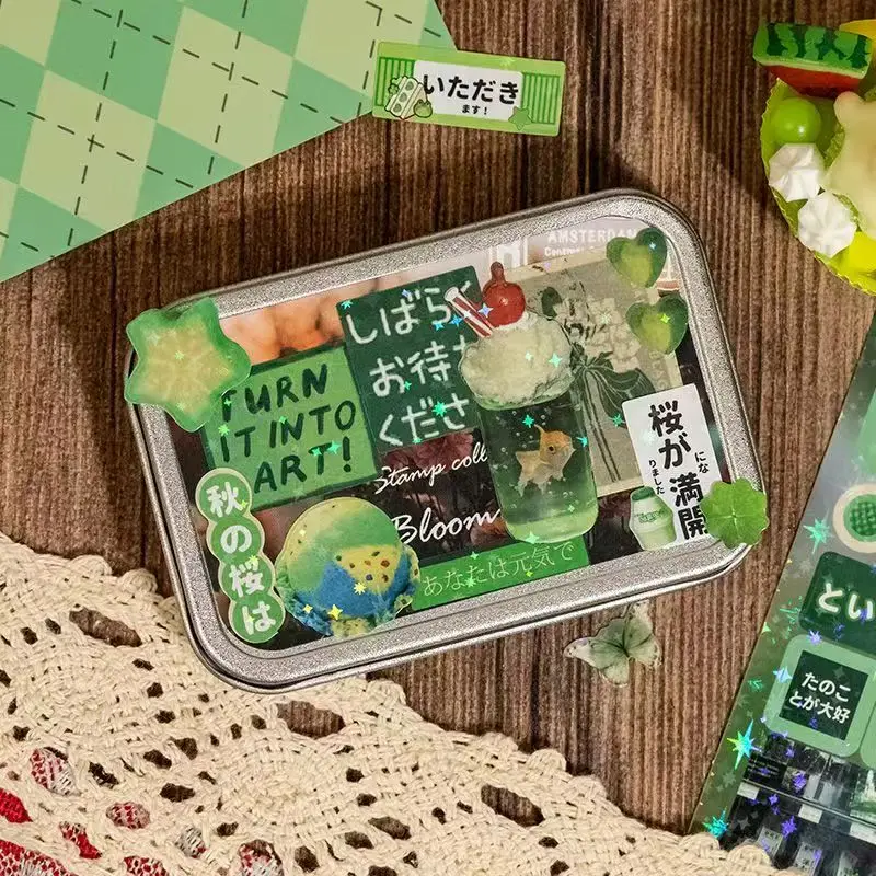 Декоративные наклейки для скрапбукинга 6 шт