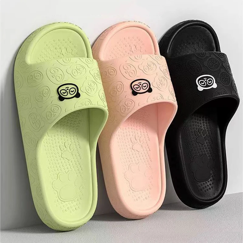 

Cartoon Home Slippers Summer Sandals Eva Soft Comfortable Non-Slip Men Women Slippers 36-45 Plus Size