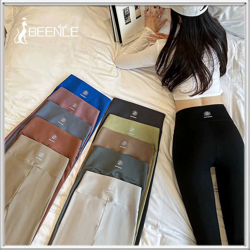 

BEENLE Woman Winter Leggings Tight Fit Sport High-waist Pants Yoga Korean Fashion Fitness Casual Bottoming Pants Women Clothing