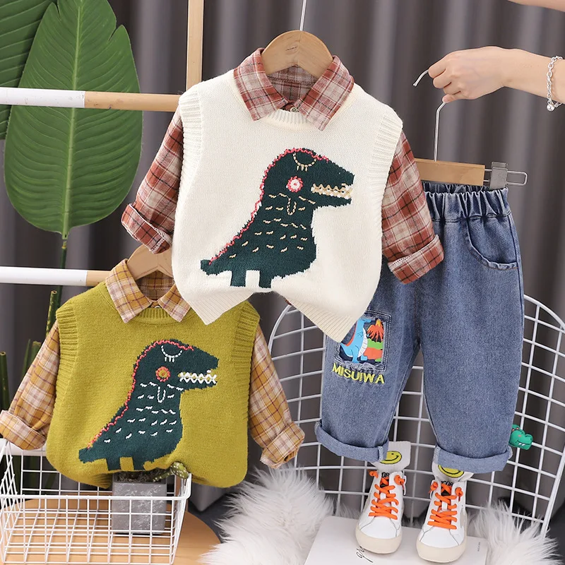 

Джинсовая рубашка MSW-Baby в клетку, осенне-зимняя одежда для мальчиков и девочек, милое нежное пальто с длинным рукавом для маленьких мальчиков и девочек