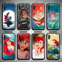 bandai the little mermaid princess ariel phone case for samsung galaxy note20 ultra 7 8 9 10 plus lite m51 m21 m31s 2018 prime