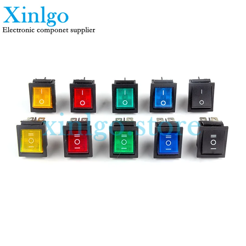 

Переключатель питания с автоматической блокировкой/фиксацией, 4 контакта, 6 контактов, 16 А, 250 В переменного тока, 20 А, 125 В переменного тока, светильник CD4