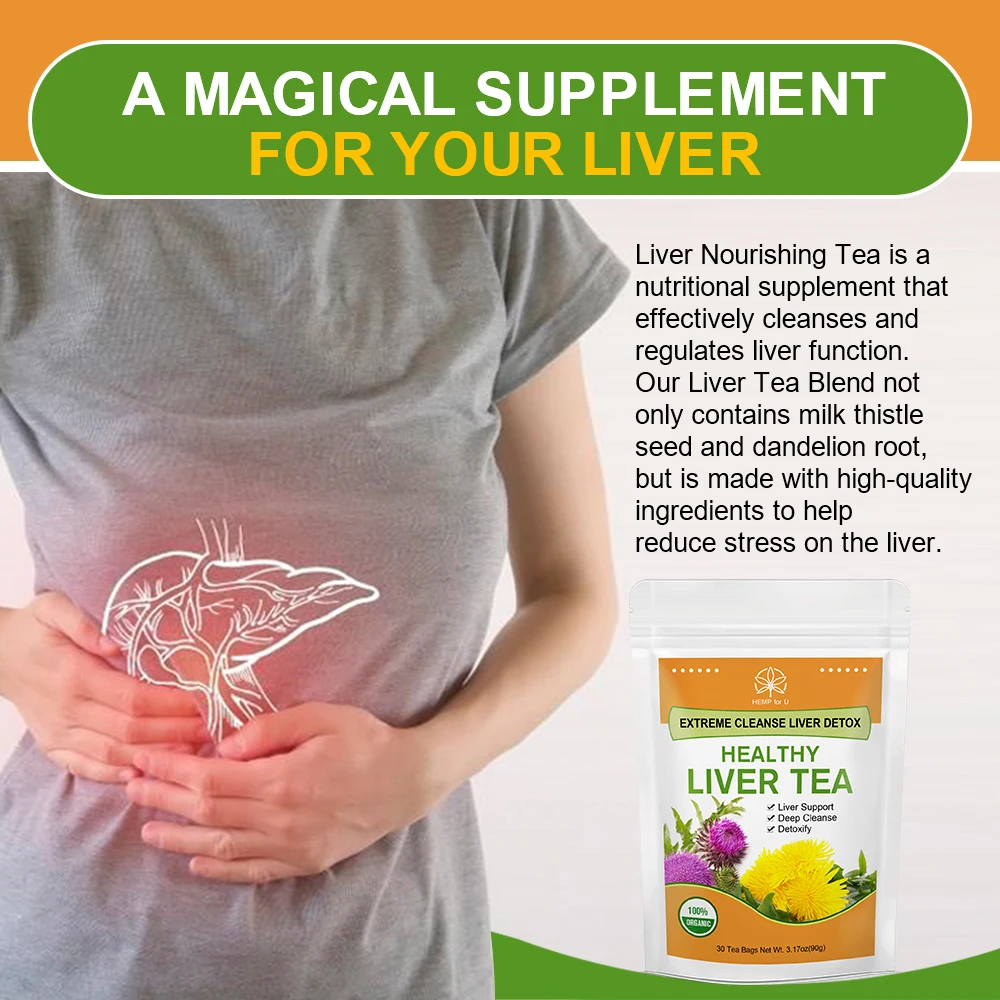 100% Natural Liver Protection Tea Protect Liver Detox Improve Lung Function Prevent Fatty Liver Treat Bad Breath and Sore Throat