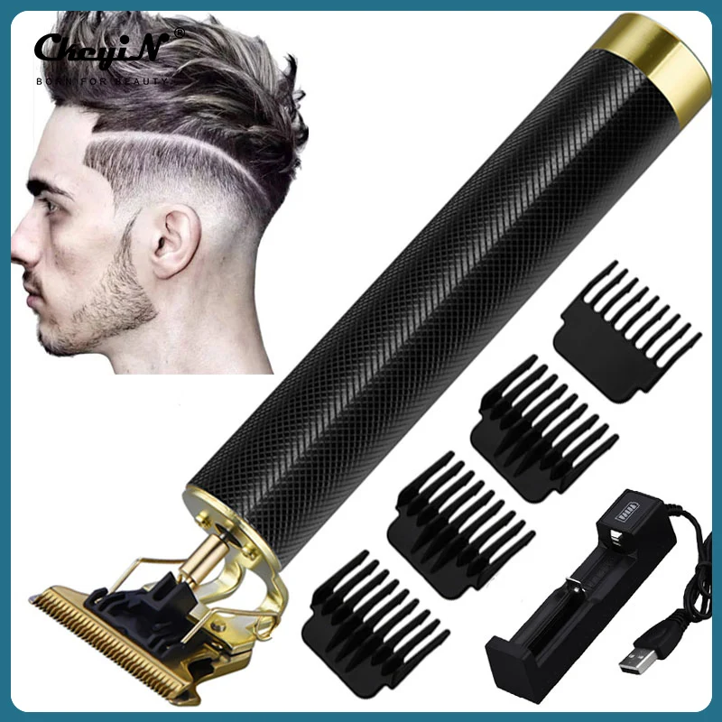 

Машинка для стрижки волос Haicut 50, Мужская электрическая машинка для волос, перезаряжаемая через USB, для бороды, 0 мм