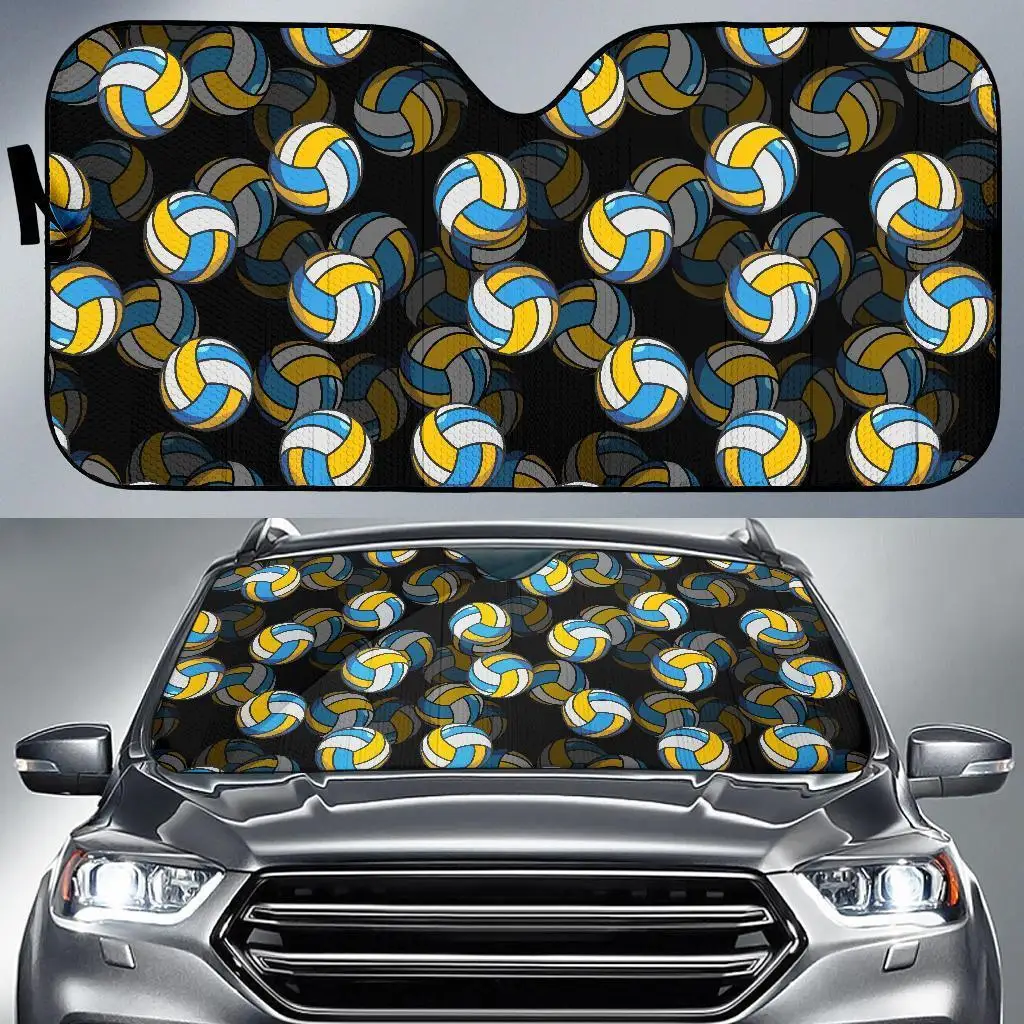 

Pattern Print Volleyball Auto Sun Shade Car Windshield Window Cover Sunshade