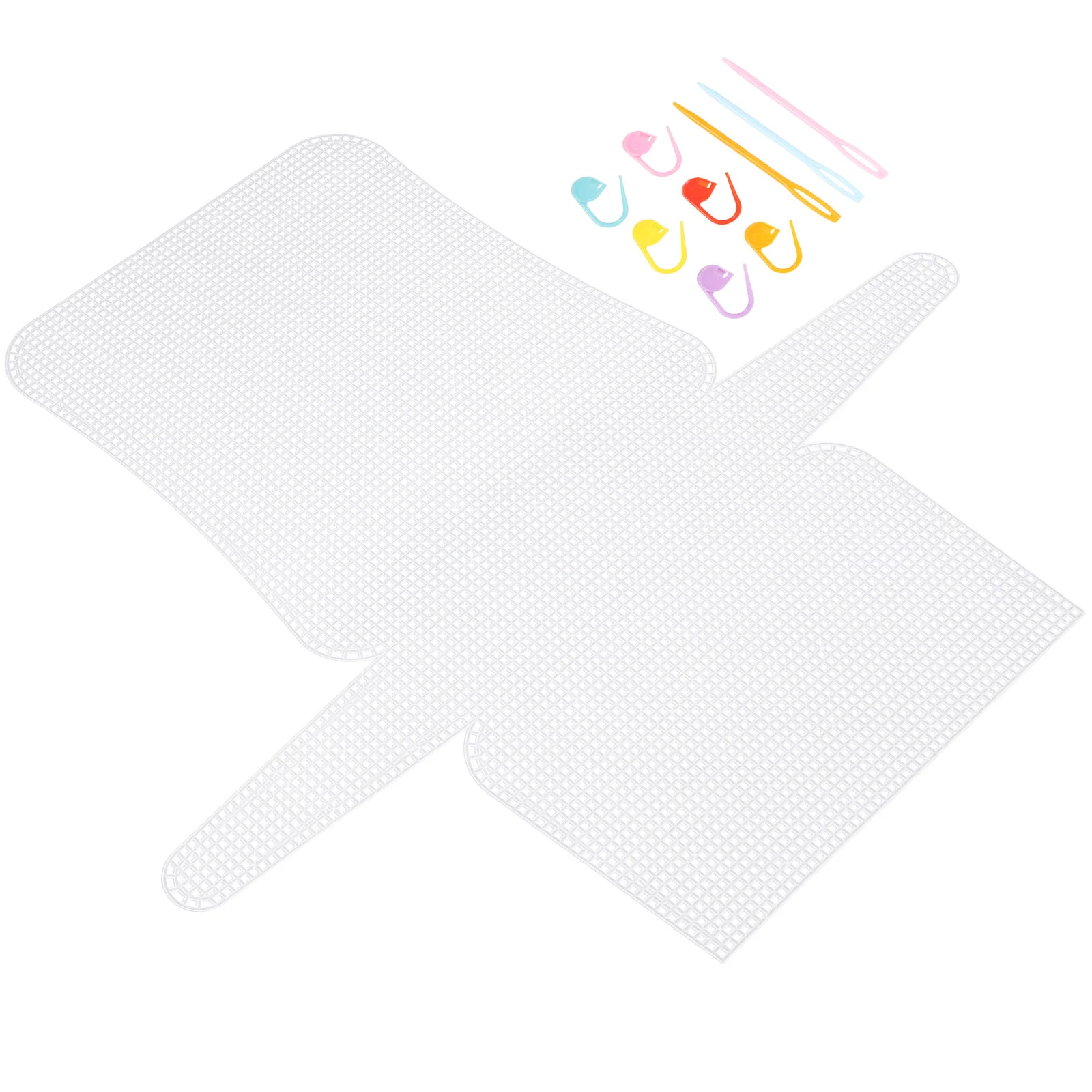 

Set Bag DIY Plastic Mesh Crafting Handbag Accessories Cross Stitch Sewing Crossbody Making Material Rubber Pad Pads Stitching