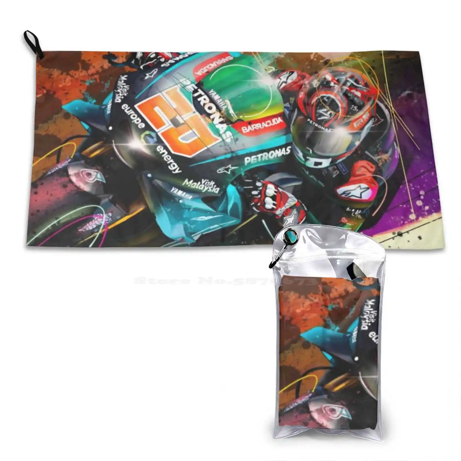 Фабио Квадарро Граффити Искусство Мягкое Полотенце Узор Мочалка Quadararo Gp