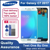 5 5 original lcd display for samsung galaxy c7 2017 c8 c710 c710f sm c7100 lcd touch screen assembly for galaxy c7 2017 c8 lcd