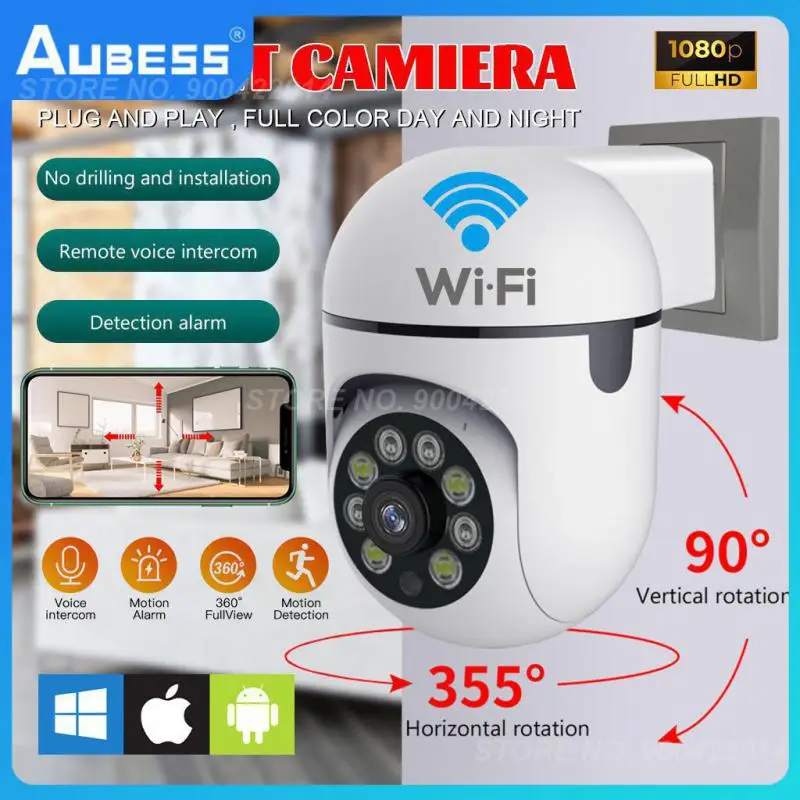 

Wifi Ip Camera 3mp Full Color Wifi Cameras 2.4g Wifi Security Camera Infrared Night 1080p With Motion Detection