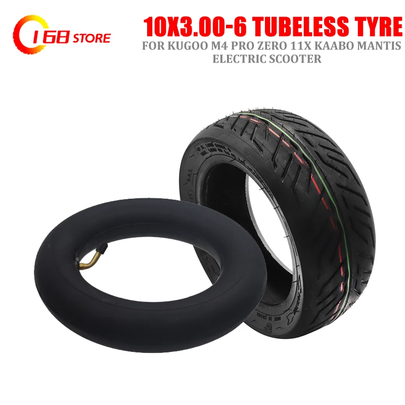 

For Electric Scooter Kugoo M4 Pro 10 Inch Wheel 10x3.00-6 Tubeless Tire 10x3.0 CST Wear Resistant Vacuum Tyre