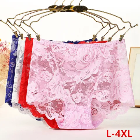 New women's underwear sexy lace no trace hip high waist female triangle underwear cotton ankle comfortable Panties women