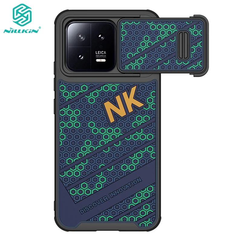 

For Xiaomi 13 Pro Case NILLKIN Striker S Case 3D Texture Sport Style Slide Camera Protection Case For Xiaomi Mi 13 Cover