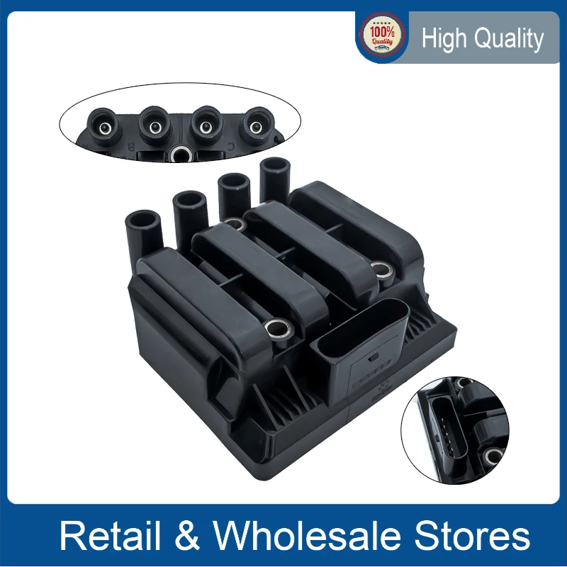 Катушки зажигания 2,0 06A905097 для VW POLO JETTA GOLF CADDY BEETLE BORA 06A905104 06A905097A 06A 905 097 A 06A 905 104