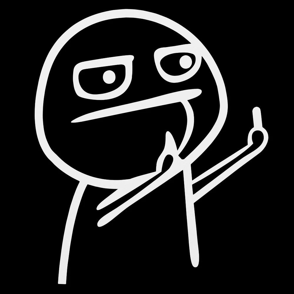 

Автомобильная забавная наклейка на средний палец для Nissan X-Trail T32 Rogue Qashqai J11 Terrano March Micra K13 VERSA Latio Sunny