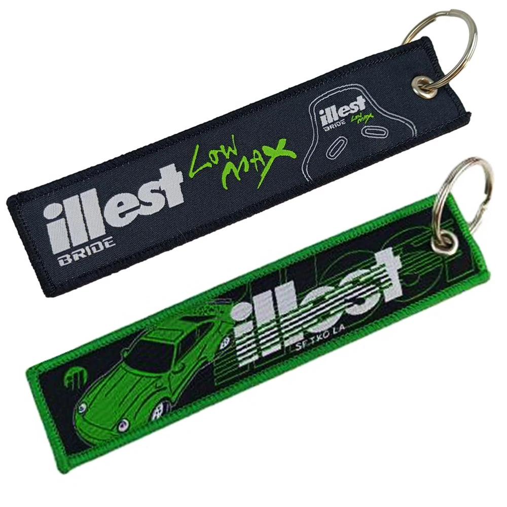 Автомобильный брелок из сплава нейлоновая тканая ткань черные зеленые брелки