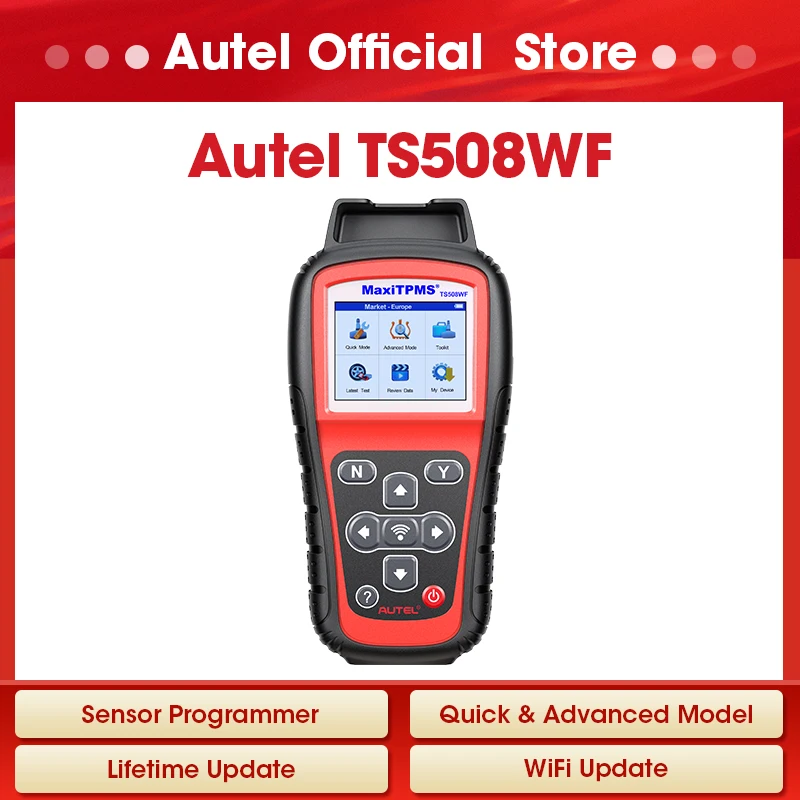 

Autel MaxiTPMS TS508WF TPMS инструмент TPMS переучить сброс инструменты MX-Sensor программатор бесплатное обновление PK TS508