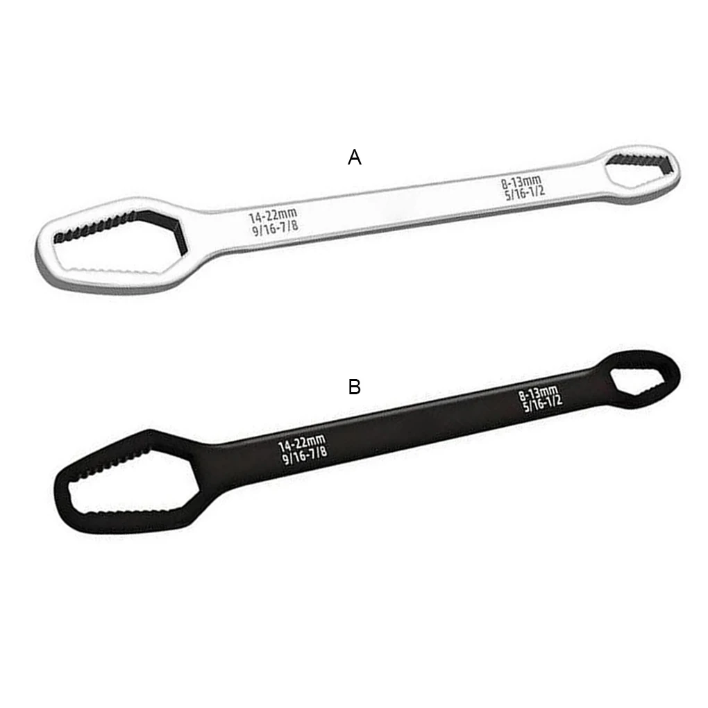 

Универсальный ключ Torx с двумя головками, самозатягивающийся гаечный ключ с храповым механизмом, портативный многофункциональный инструмент, черный цвет