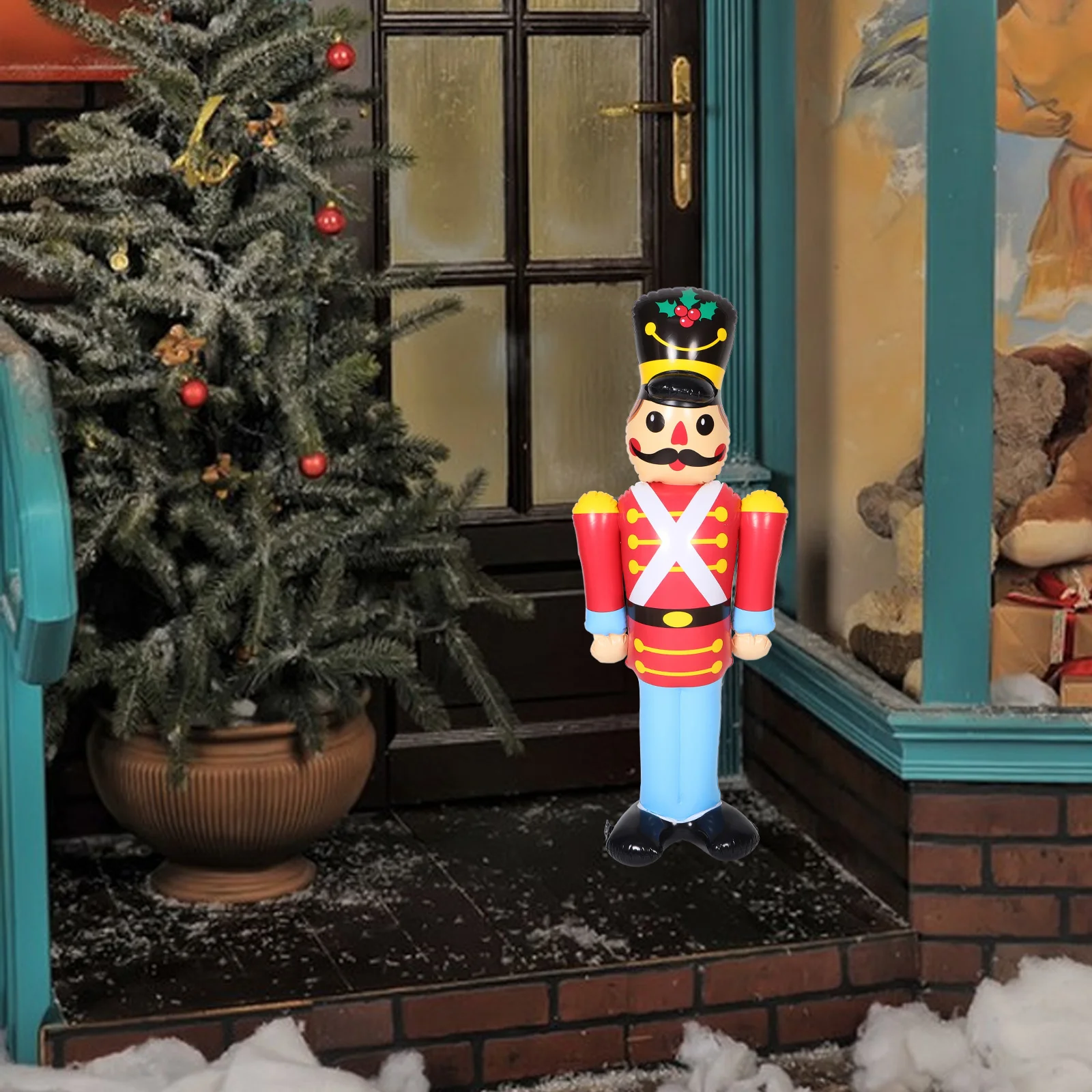 Надувные праздничные фигурки Щелкунчика рождественские надувные дерекции