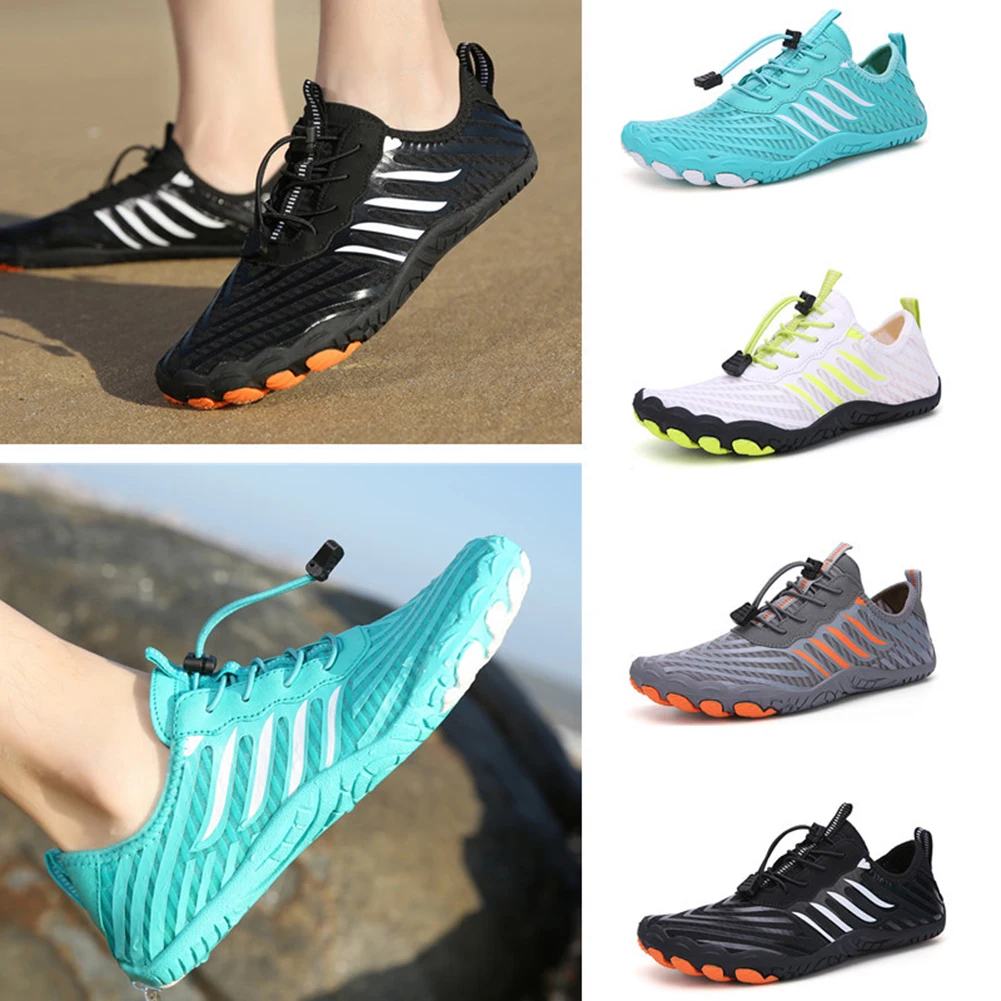 

1 Pair Anti Slip Water Barefoot Shoes Aqua Shoes Breathable Quick-drying Elastic Climbing Shoes Beach Sneakers Outdoor Supplies
