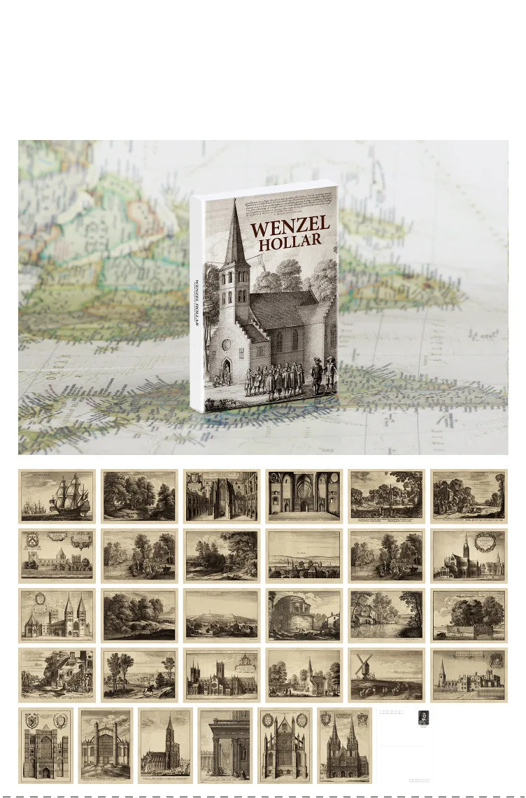 

Открытки SJMANDUN серия известных художников 30 шт