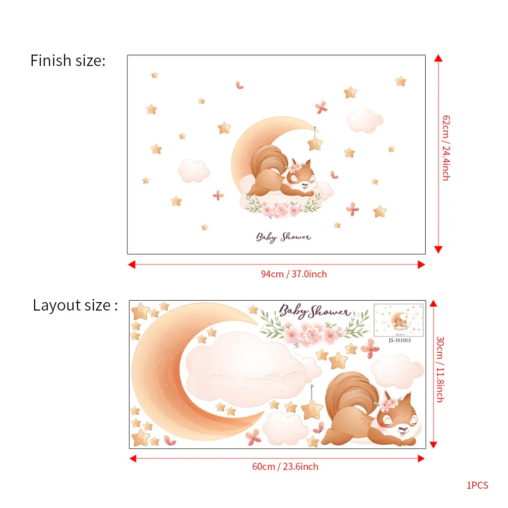 Виниловая фотография с изображением милой лисы