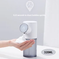 usb charging automatic induction foam soap dispenser 320ml usb charging smart liquid foam soap dispenser hand washer sanitizer