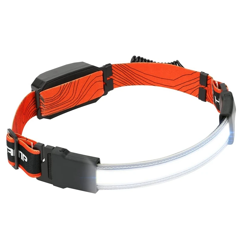 

Promotion! LED Headlight Wide Beam Headlight Bright COB LED Headlight With 3 Light Modes For Fishing Running And Camping