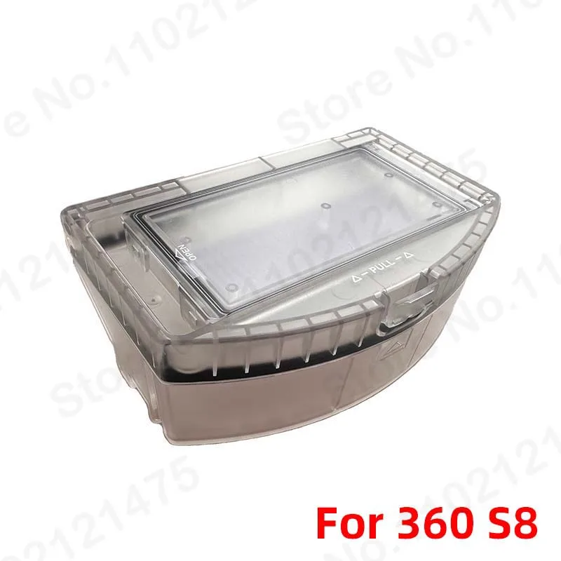 

Резервуар для воды, запчасти для пылесоса 360 S8, робот-пылесос, пылесборник, коробка с фильтром, Сменные аксессуары