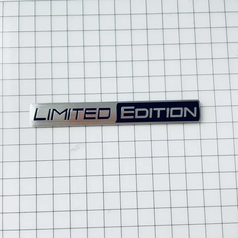 

Стайлинг автомобиля 3D Metal Limited Edition Логотип Передняя решетка автомобиля Эмблема Боковое крыло Задний багажник Значок Наклейка для универсального декора автомобиля
