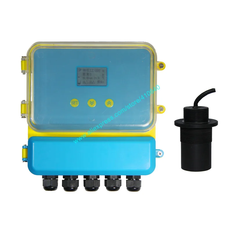 

Trumsense IP68 Probe 1 To 3m Ultrasound Open Channel Flowmeter 4 to 20ma Analog Output Weir Parshall Flume Relay Output Optional