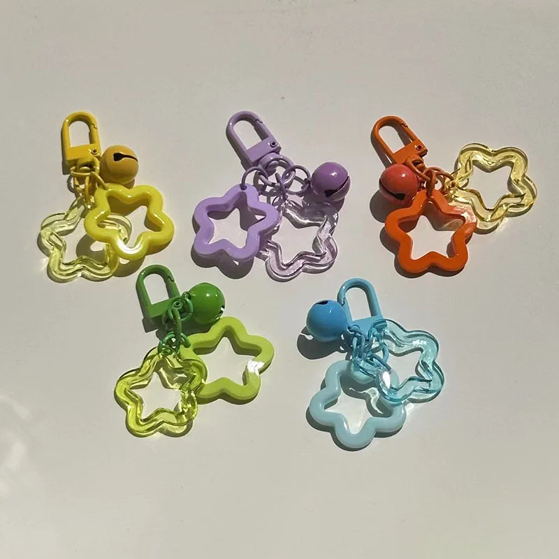 

Брелок ярких цветов с пятиконечной подвеской для женщин, аксессуар для сумки, подвесной брелок для автомобиля, аксессуары для наушников