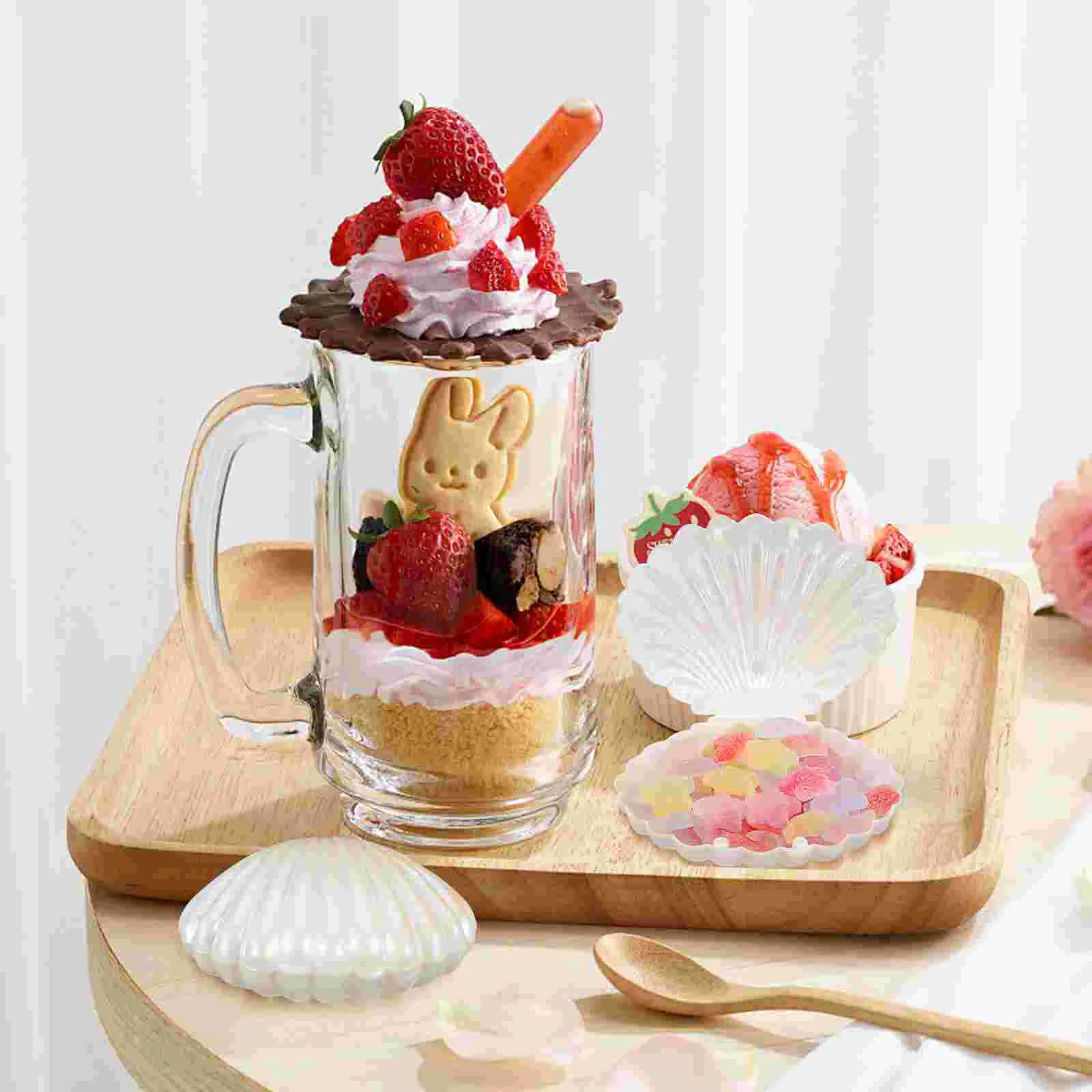 10 шт. коробка для конфет с жемчугом ракушки-моллюски ракушки контейнеры