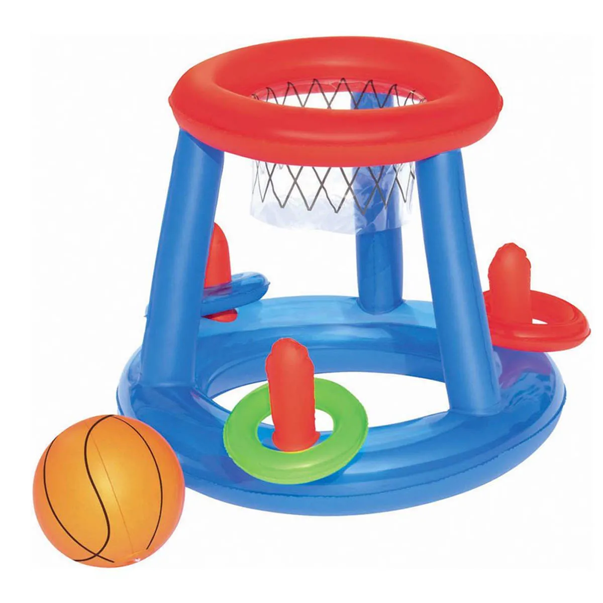 Water Basketball Stand Inflatable Floating Basketball Hoop With Basketball Swimming Pool Game Toys For Kids