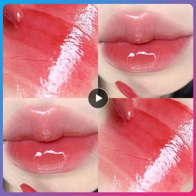 

Mirror Water Lip Gloss Set Lasting Colored Lipstick Liquid Lipstick Lipgloss Gift Set Cute Pink Lip Glaze Lips Makeup Waterproof