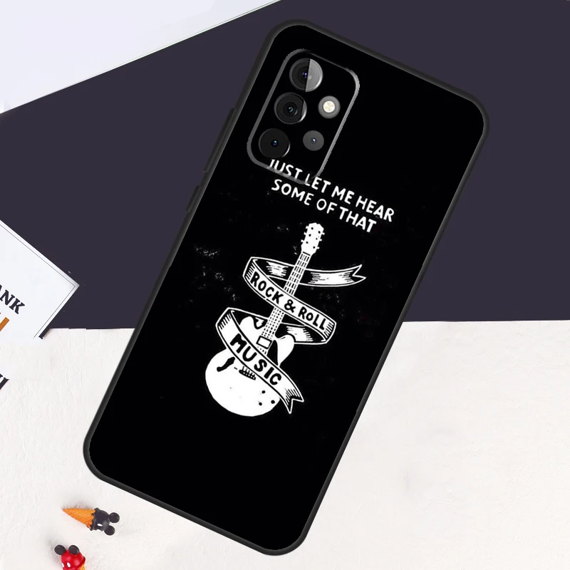 Фото Чехол Rock Roll Skull для Samsung Galaxy A13 A35 A15 A55 A53 A33 A36 A56 A26 A16 A22 A32 A52 A54 A34 A05 A06 №5