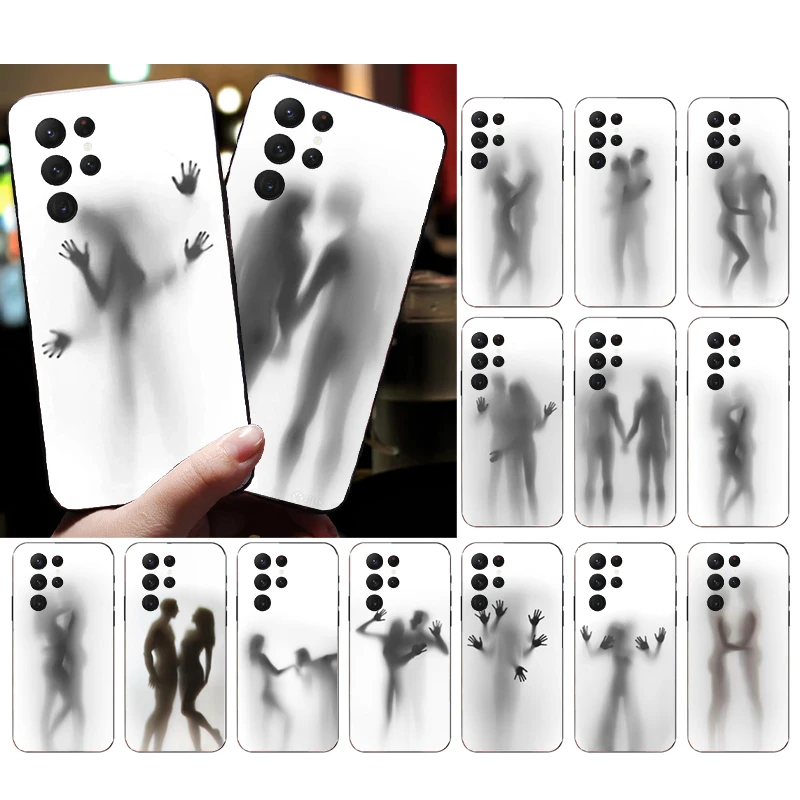 

Phone Case for Samsung Galaxy S23 S22 S21 S20 Ultra S20 S22 S21 S10 S9 Plus S10E S20FE Sexy Couple Woman and Man Body Case