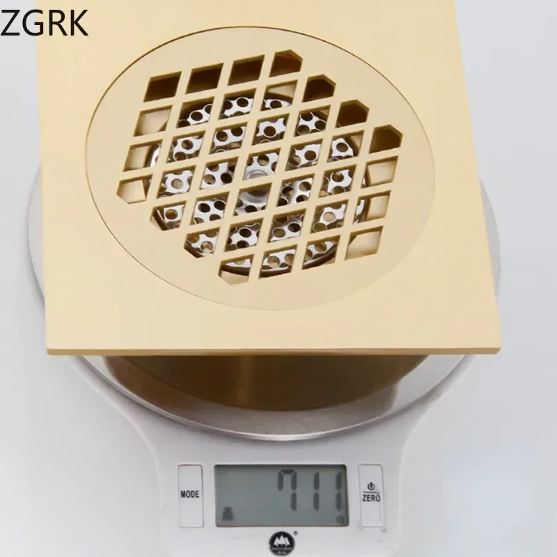 Антикварный слив для пола с защитой от запаха 15*15 см сливная крышка ванной