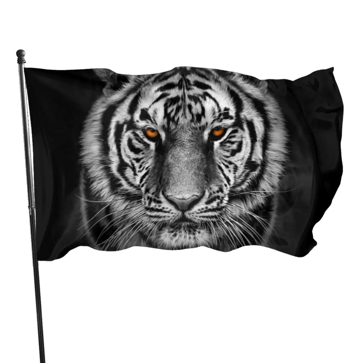 

Tiger Outdoor Banner Print Wishers Upscale Christmas Decorations Concert Ambiance Non-fading Cheering flag Parade domineering