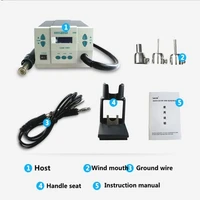 in stock pcb motherboard soldering repair welding station lead free hot air rework station quick 861dw with big power 1000w