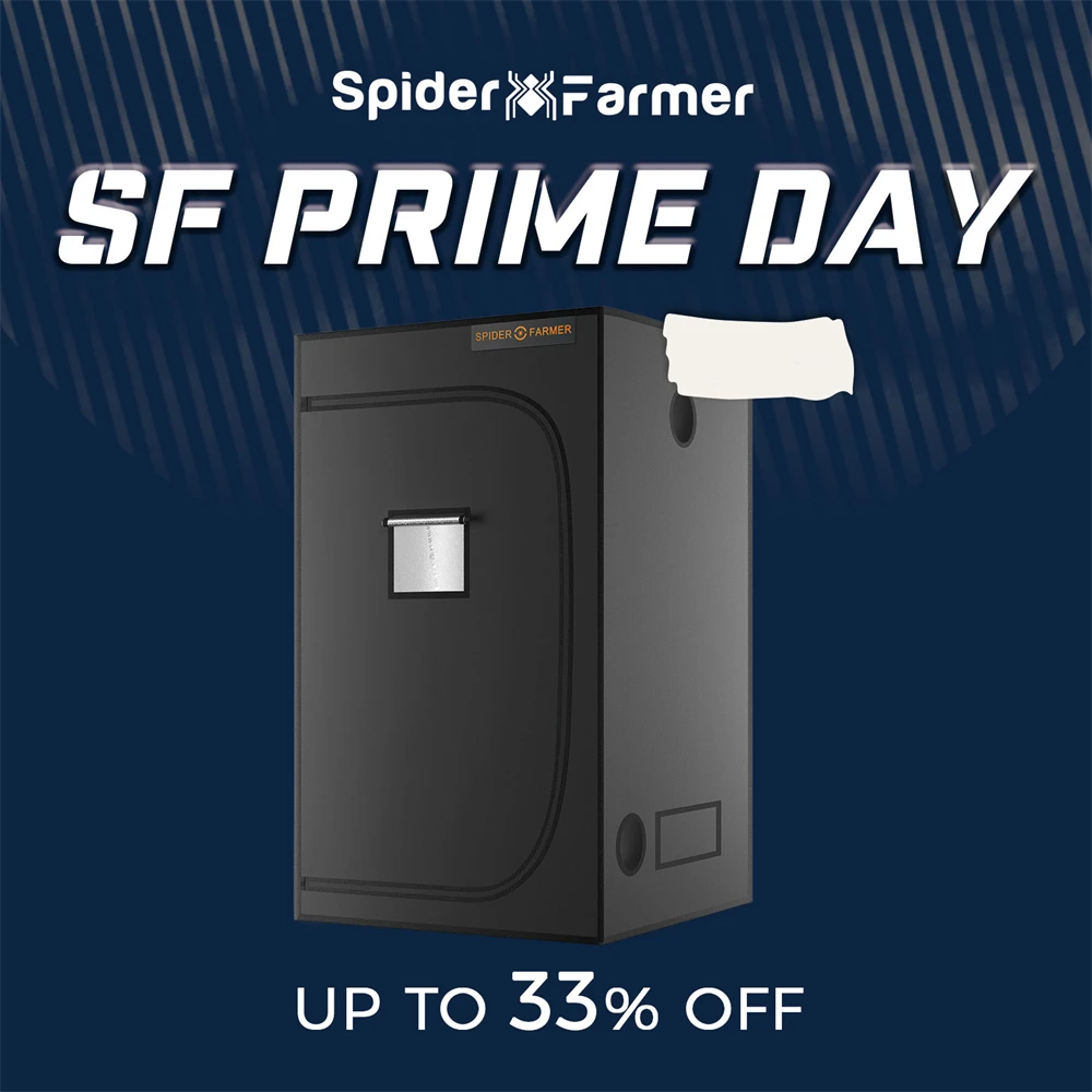 Spider Farmer SF90X90X180CM Grow Tent Reflective Mylar 1680D Oxford Cloth Indoor Hydroponics Home Box Veg Plants