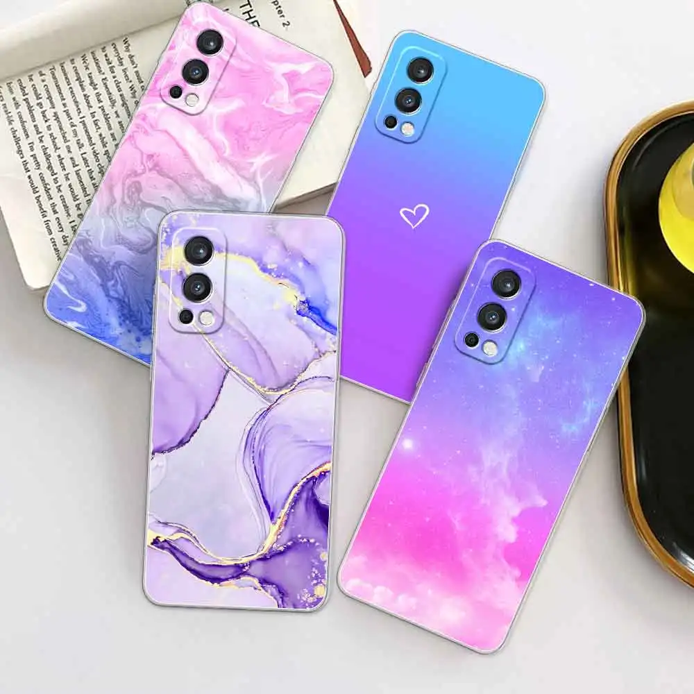 Противоударный чехол для OnePlus Nord 2 прозрачный мягкий силиконовый из ТПУ