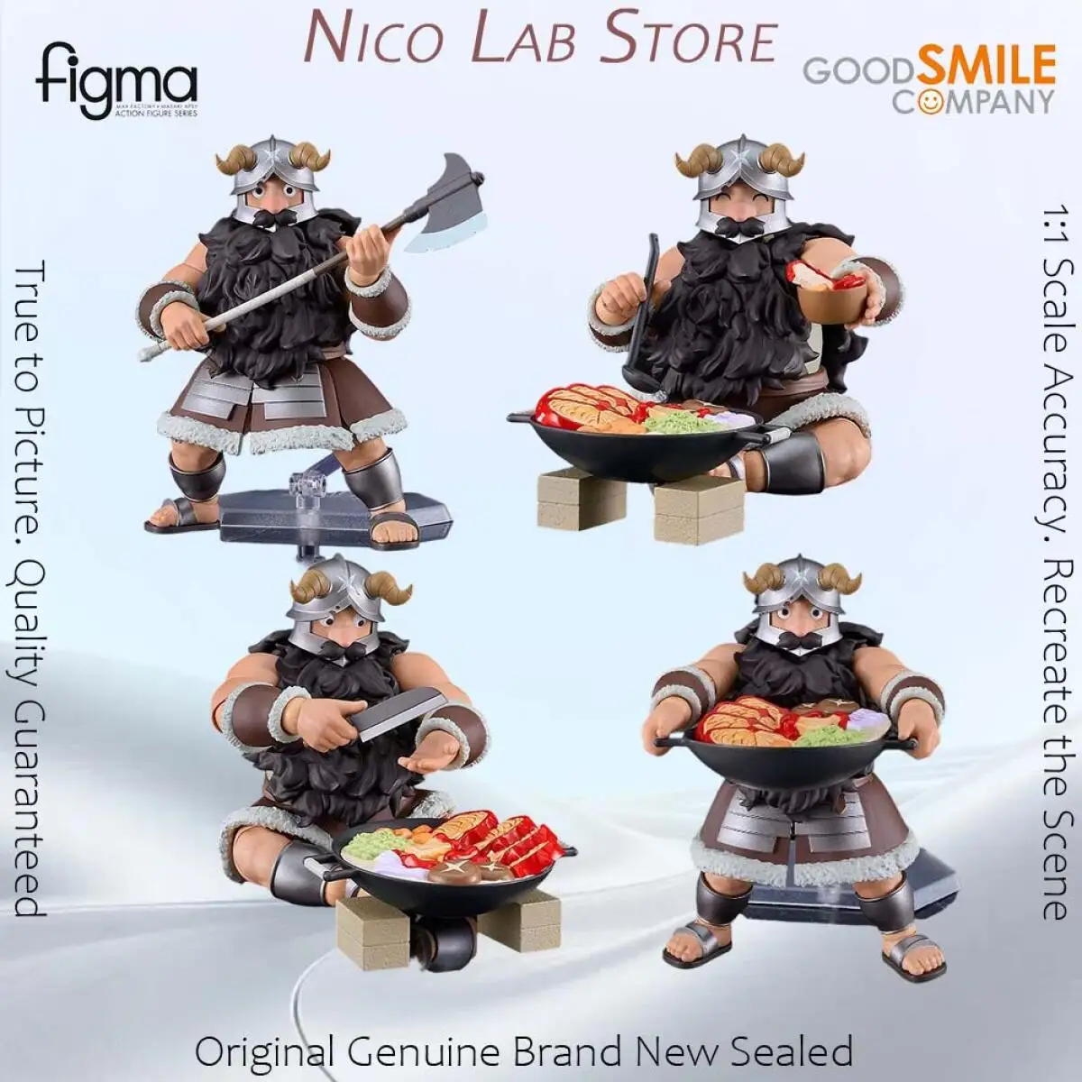 Фото В наличии: Оригинальная фигурка Good Smile Figma Senshi из аниме Delicious in Dungeon, коллекционная модель в коробке №1